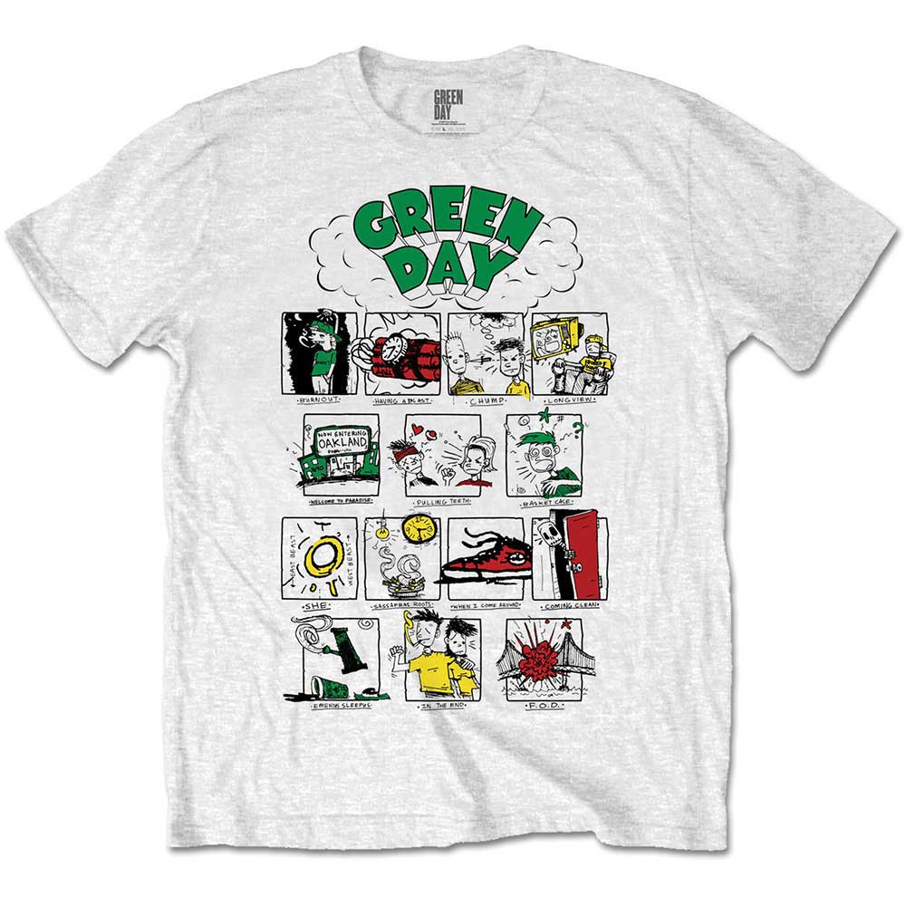 Tričko Green Day - Dookie RRHOF, Dieťa,Biela,3 – 4 roky