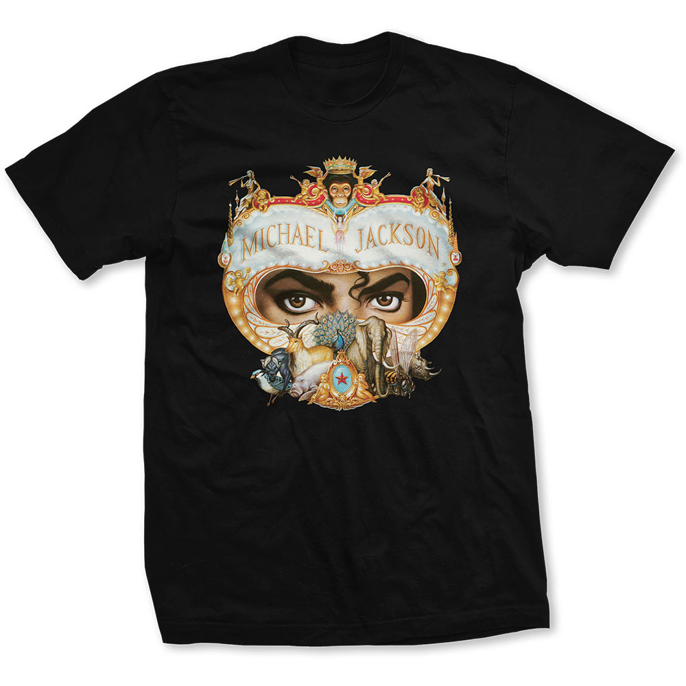Tričko Michael Jackson - Dangerous, Unisex,Čierna,XXL