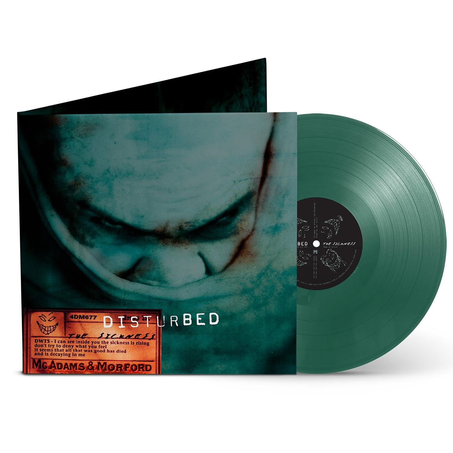 Vinyl DISTURBED - THE SICKNESS (LIMITED GREEN VINYL)