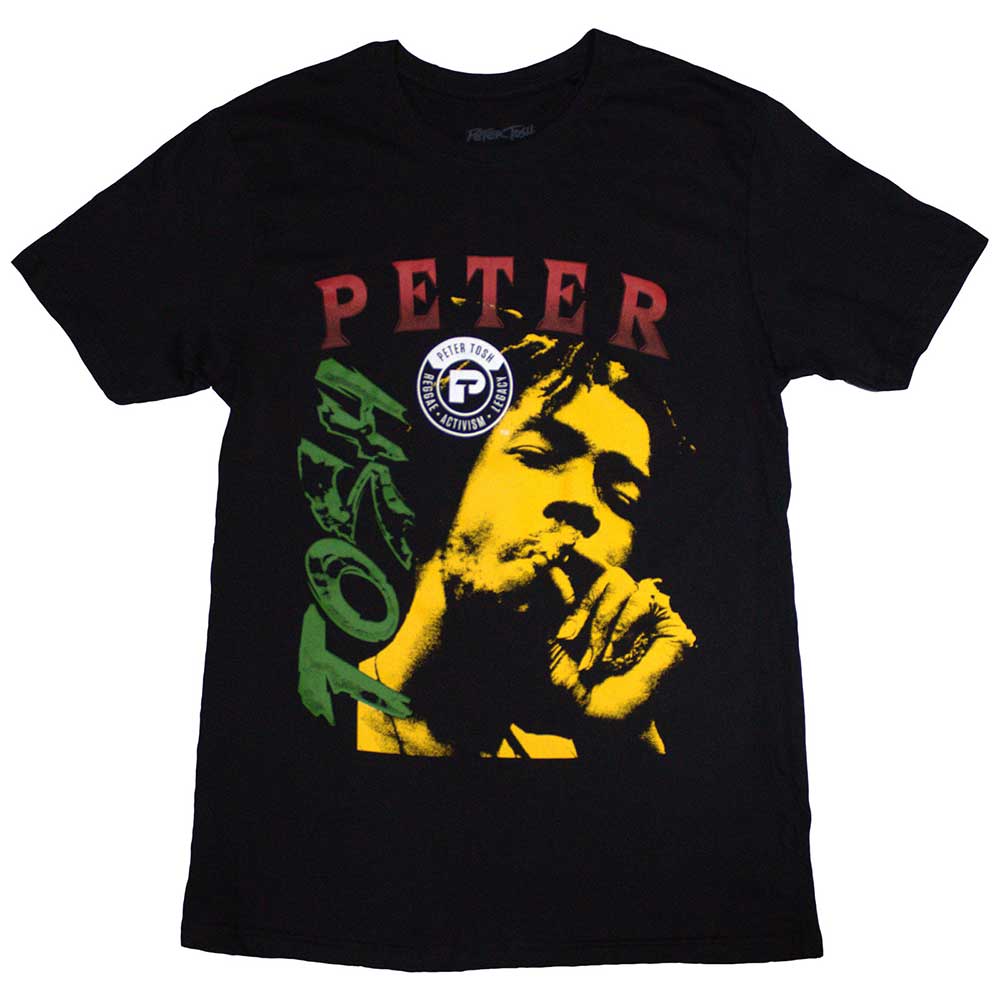 Tričko Peter Tosh - Smokin', Unisex,Čierna,XL