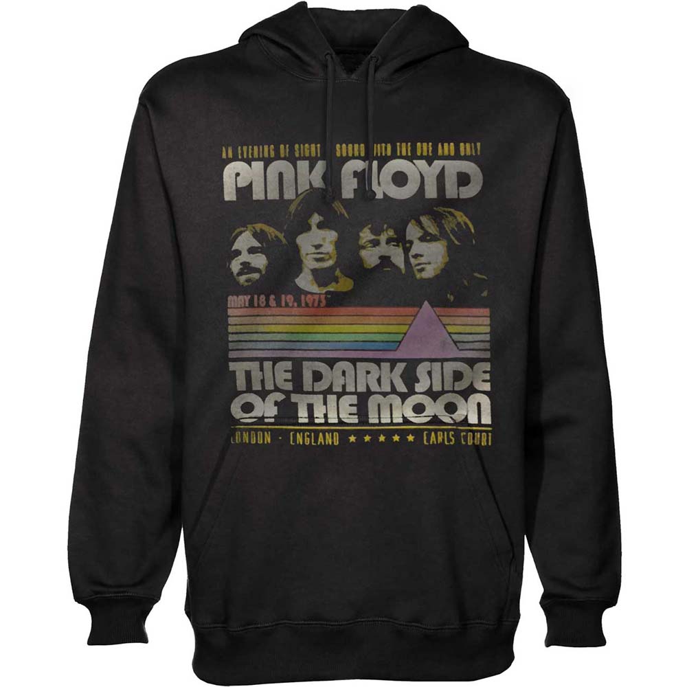 Mikina Pink Floyd - Retro Stripes, Unisex,Čierna,XXL