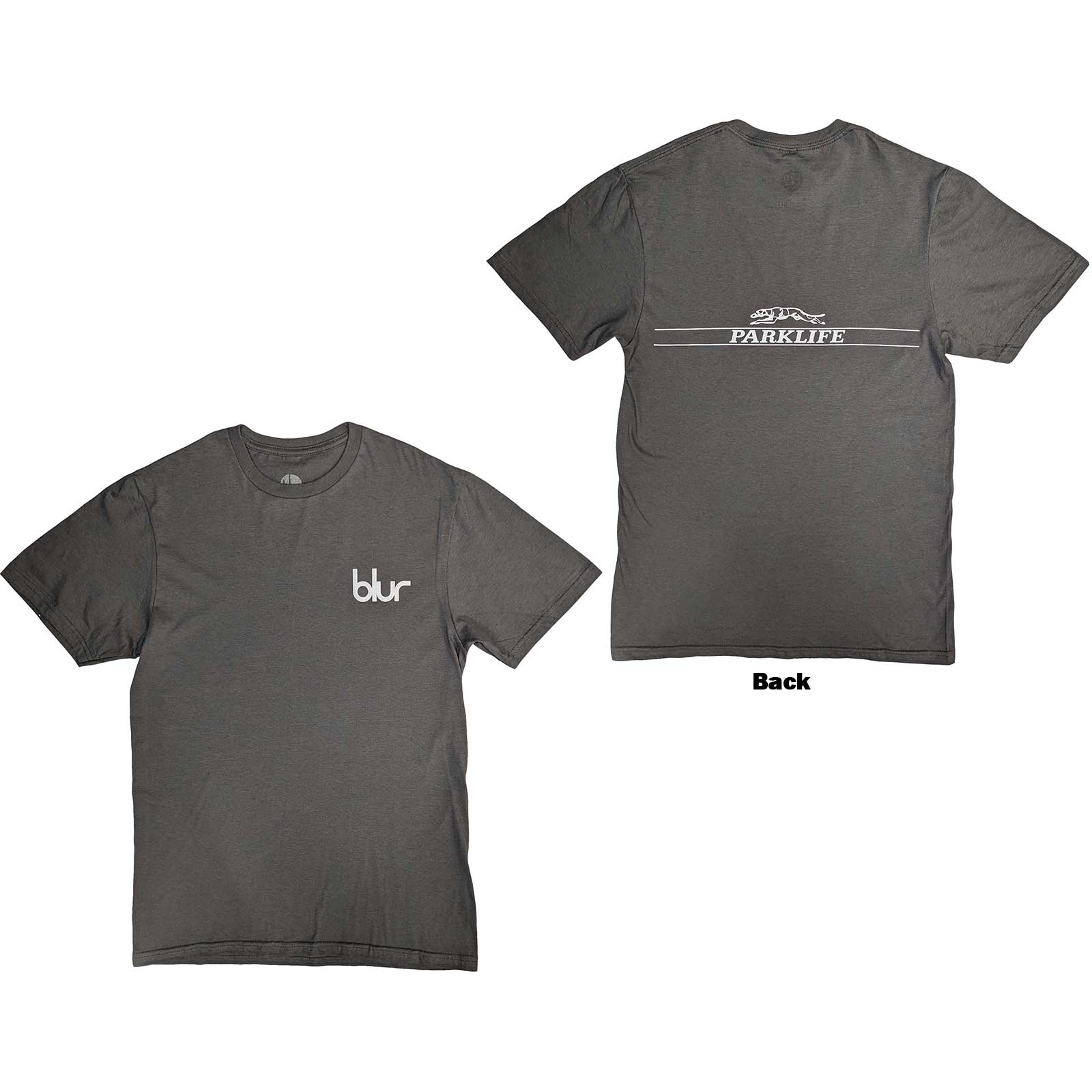 Tričko Blur - Pocket / Parklife, Unisex,Šedá,XXL