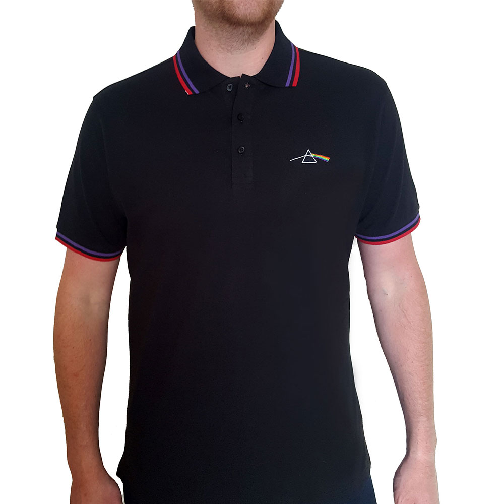Polokošeľa Pink Floyd - Dark Side of the Moon Prism, Unisex,Čierna,M