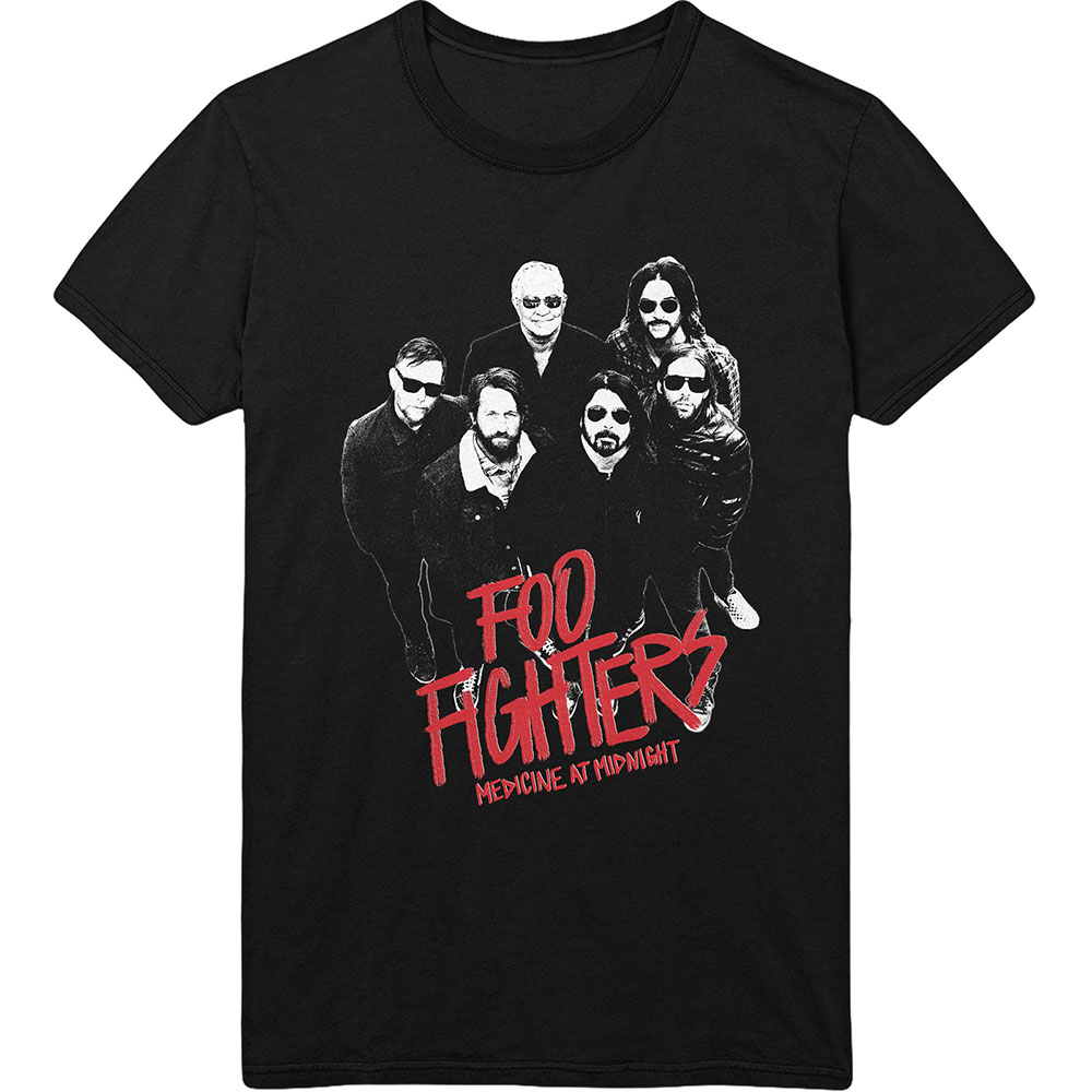 Tričko Foo Fighters - Medicine At Midnight Photo, Unisex,Čierna,XXL
