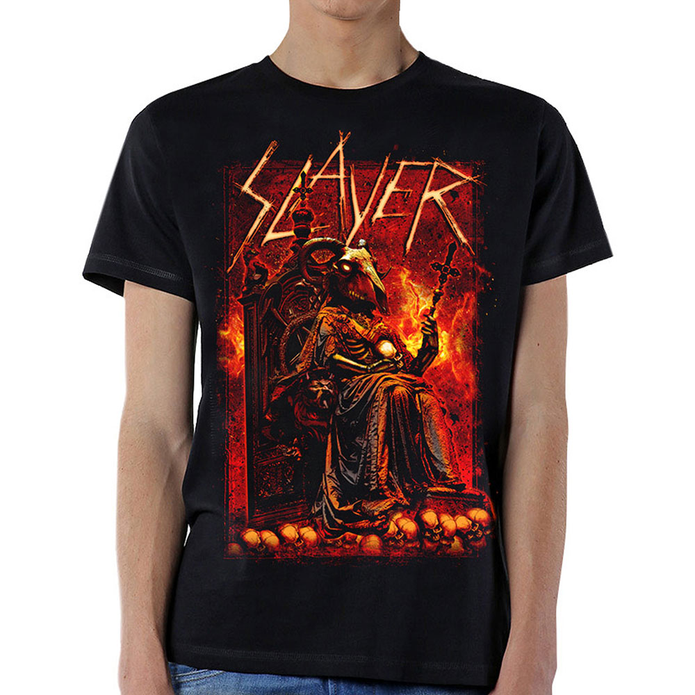 Tričko Slayer - Goat Skull, Unisex,Čierna,XXL