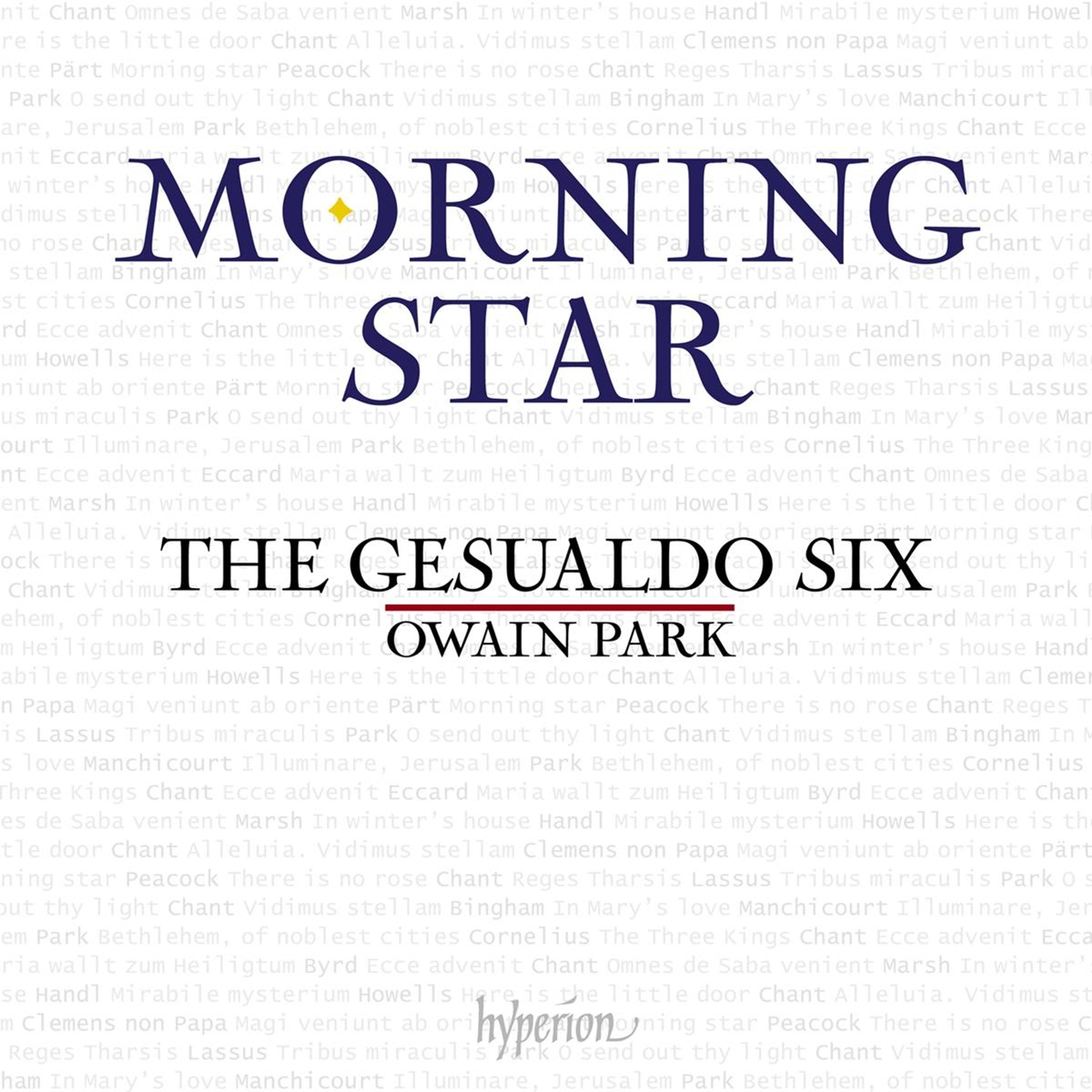 CD The Gesualdo Six - MORNING STAR