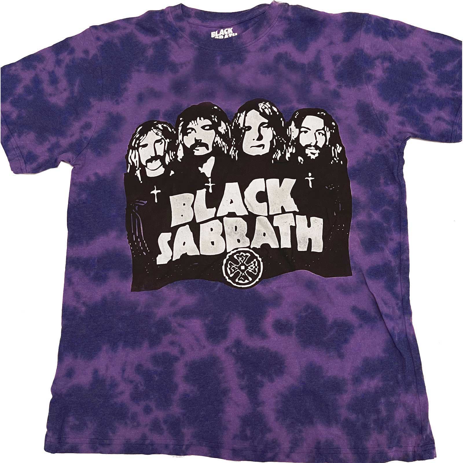 Tričko Black Sabbath - Band & Logo, Dieťa,Fialová,11 – 12 rokov