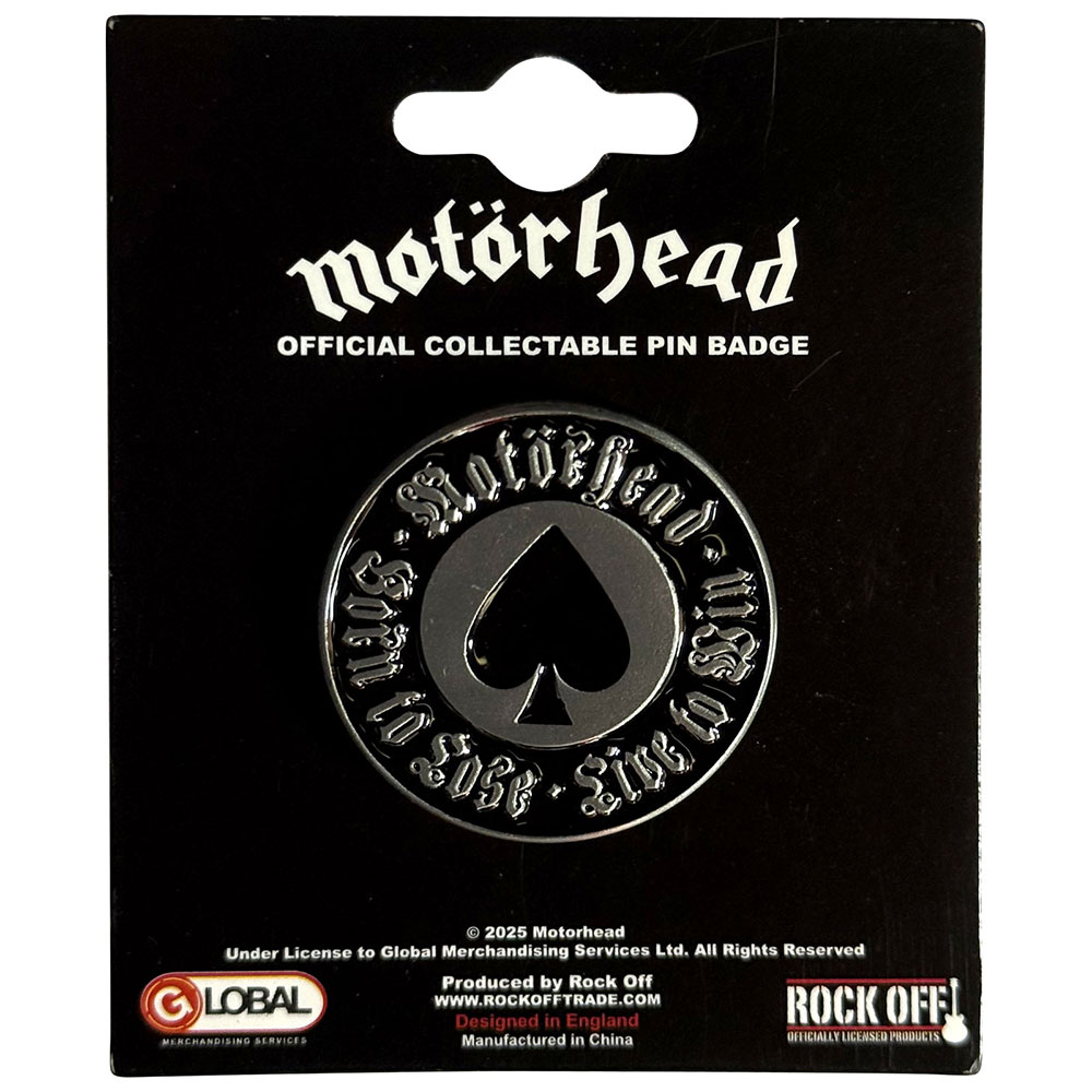 Odznak Motörhead - Born To Lose