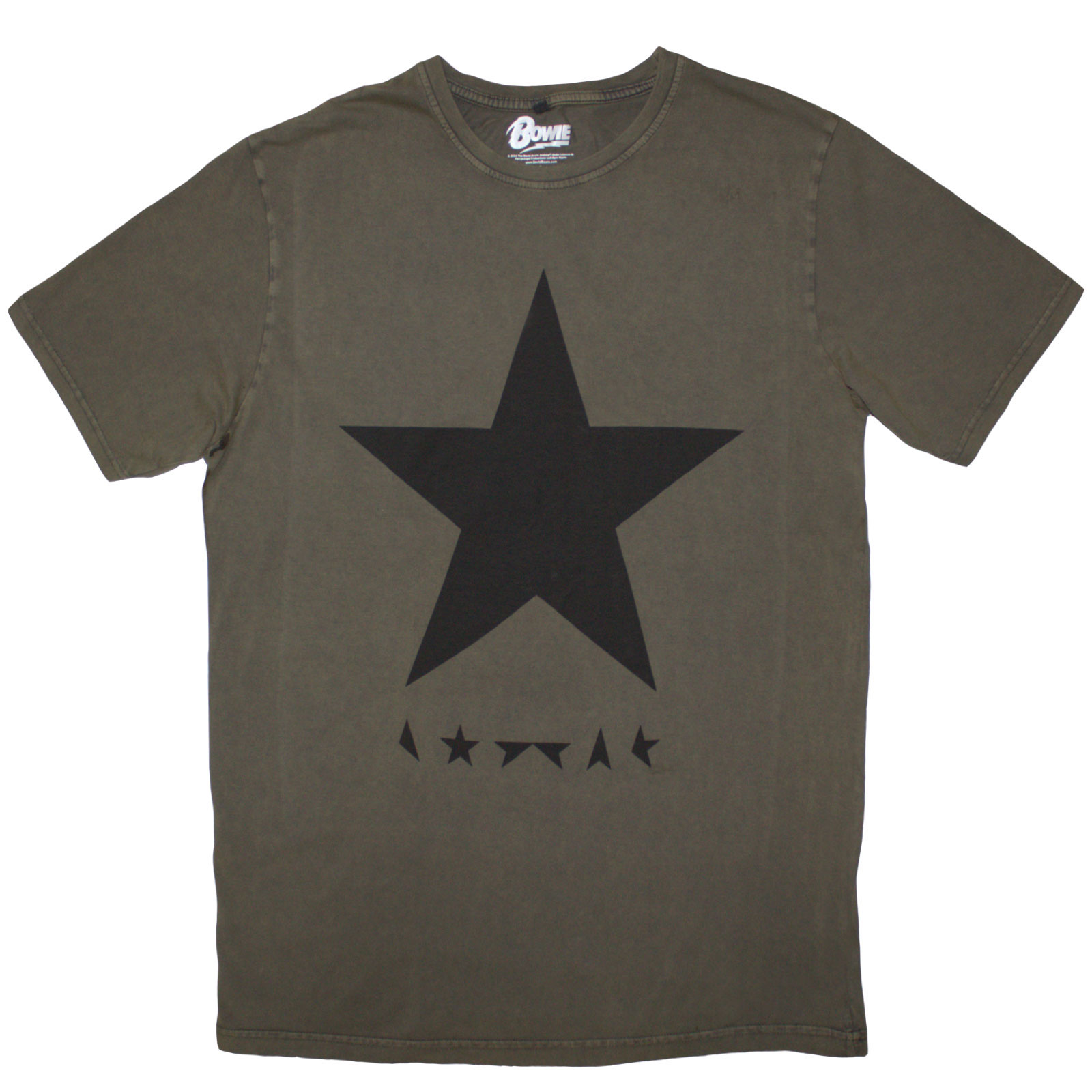 Tričko David Bowie - Blackstar, Unisex,Zelená,XXL