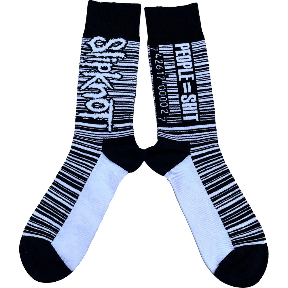 Ponožky Slipknot - Barcode, Unisex,Čierna,UK 7 - 11