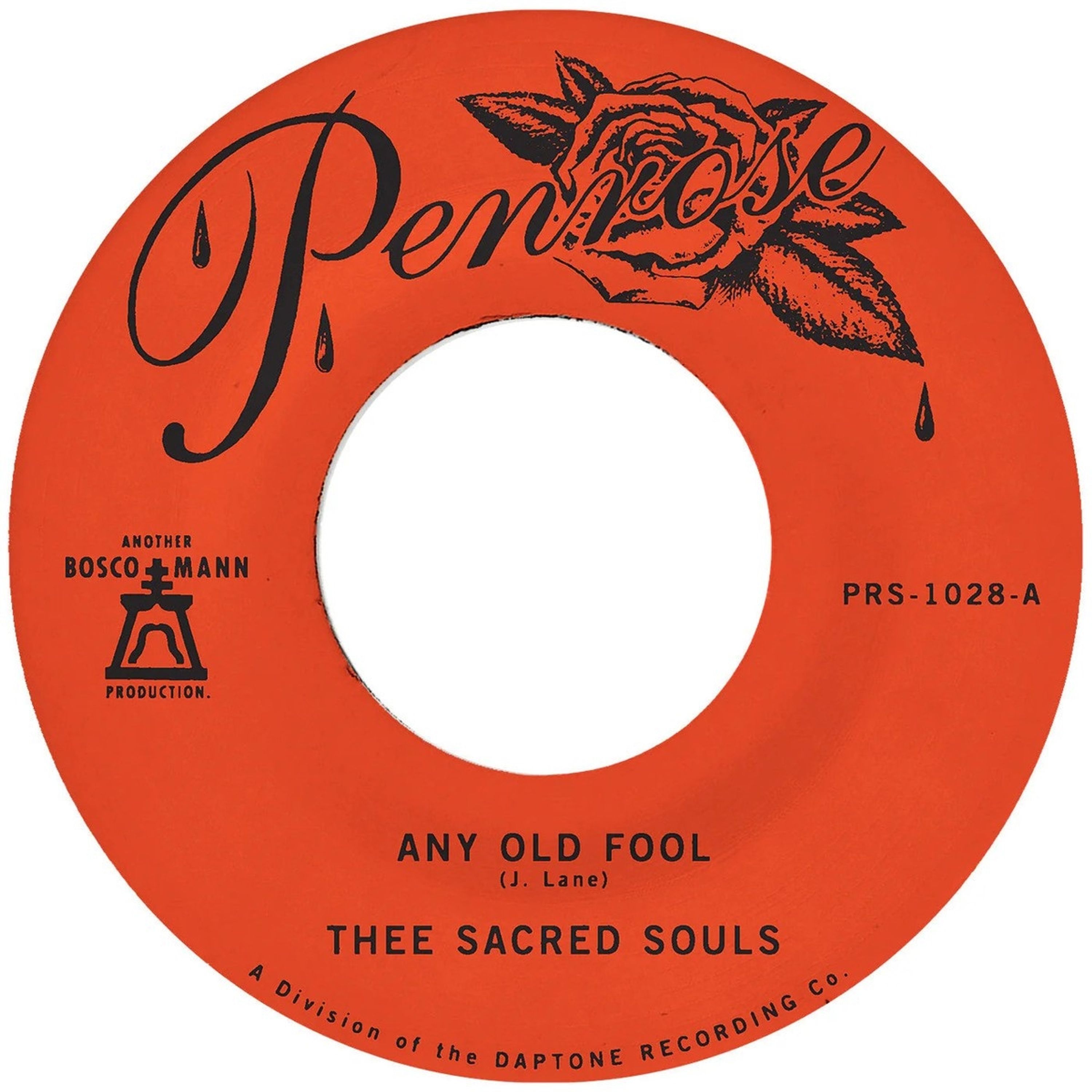 Vinyl Thee Sacred Souls - 7-ANY OLD FOOL / PRICE...
