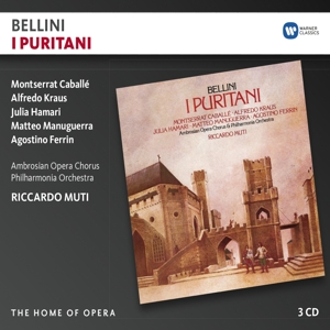 CD - CABALLE/KRAUS/MUTI/PHILHARMONIA ORCHESTR - BELLINI: I PURITANI