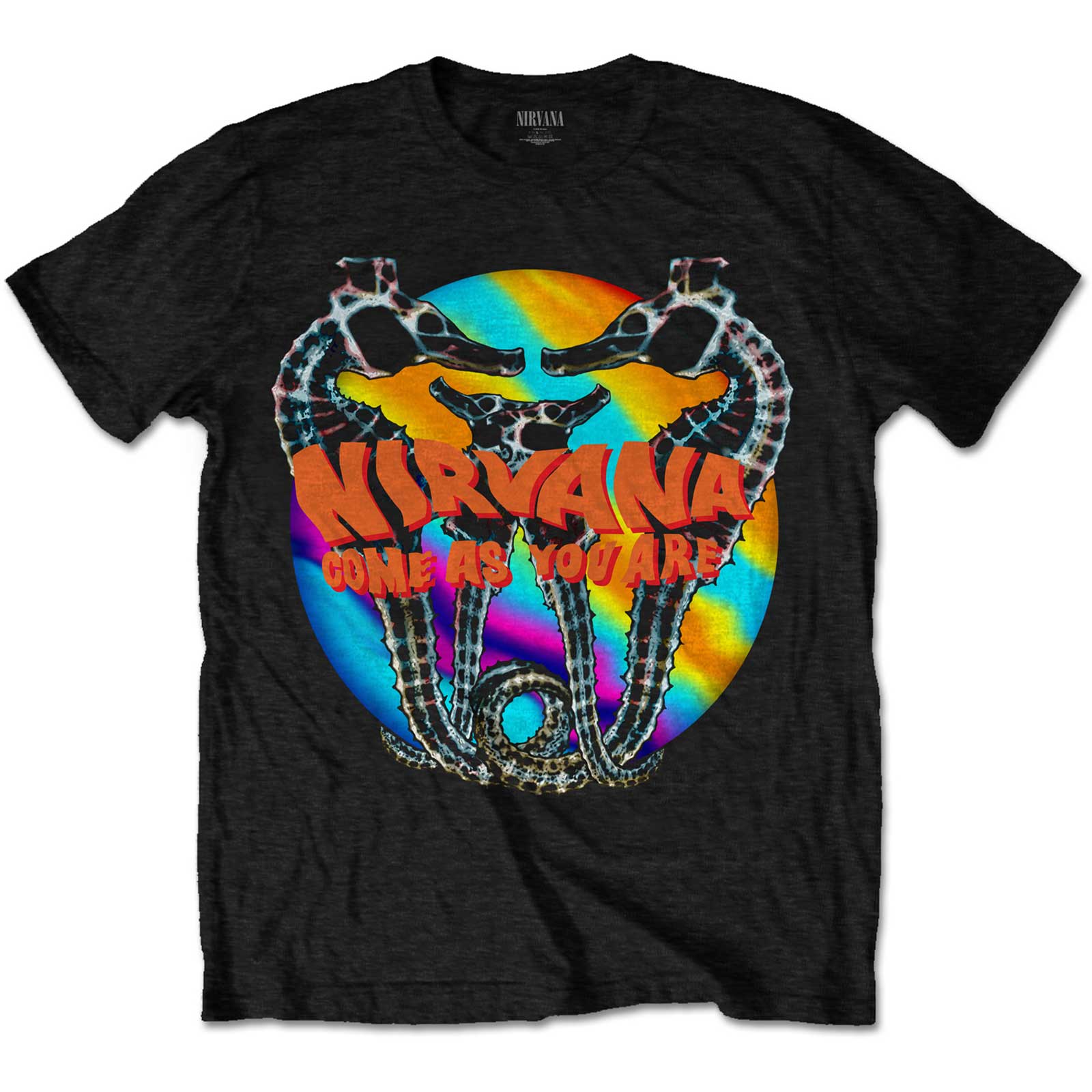 Tričko Nirvana - Come As You Are, Unisex,Čierna,XXL
