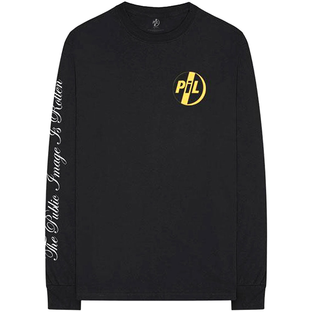 Tričko s dlhým rukávom PIL Public Image Ltd - Image is Rotten, Unisex,Čierna,XXL
