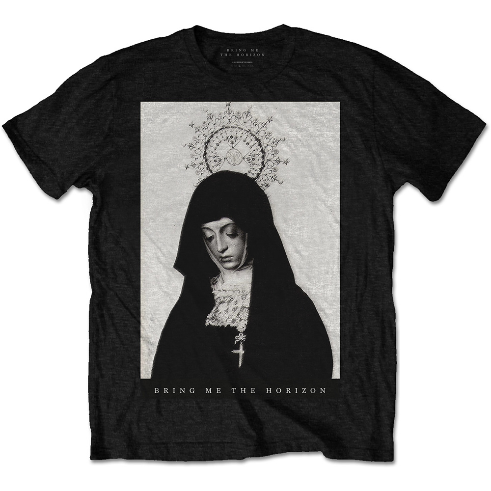 Tričko Bring me the horizon - Nun, Unisex,Čierna,M