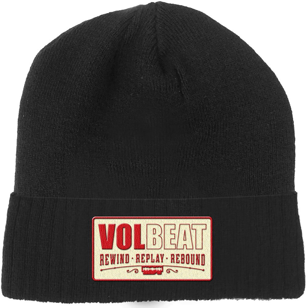 Čapica Volbeat - Rewind, Replay, Rebound, Unisex,Čierna,Univerzálna