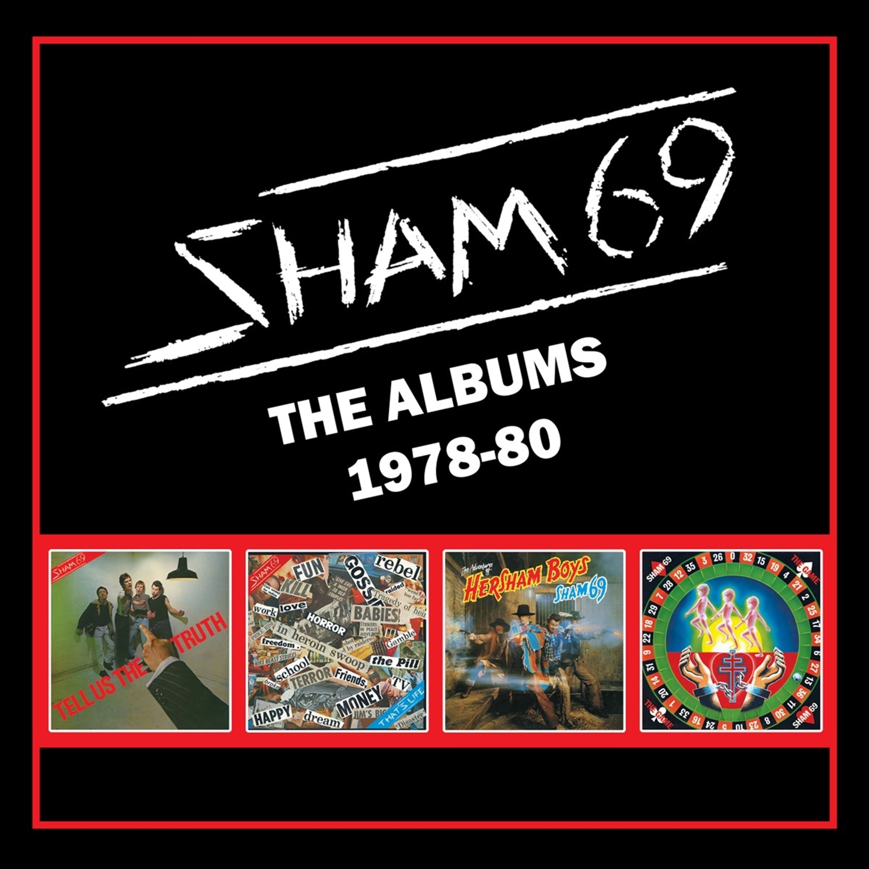 CD Sham 69 - ALBUMS 1978-80