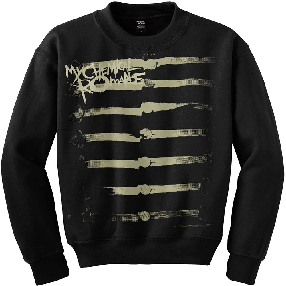 Crewneck My Chemical Romance - Together We March, Unisex,Čierna,XXL