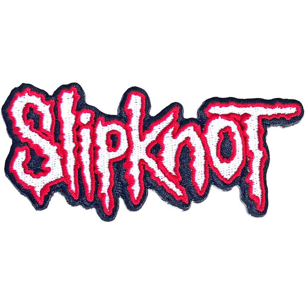 Nažehlovačka Slipknot - Cut-Out Logo Red Border
