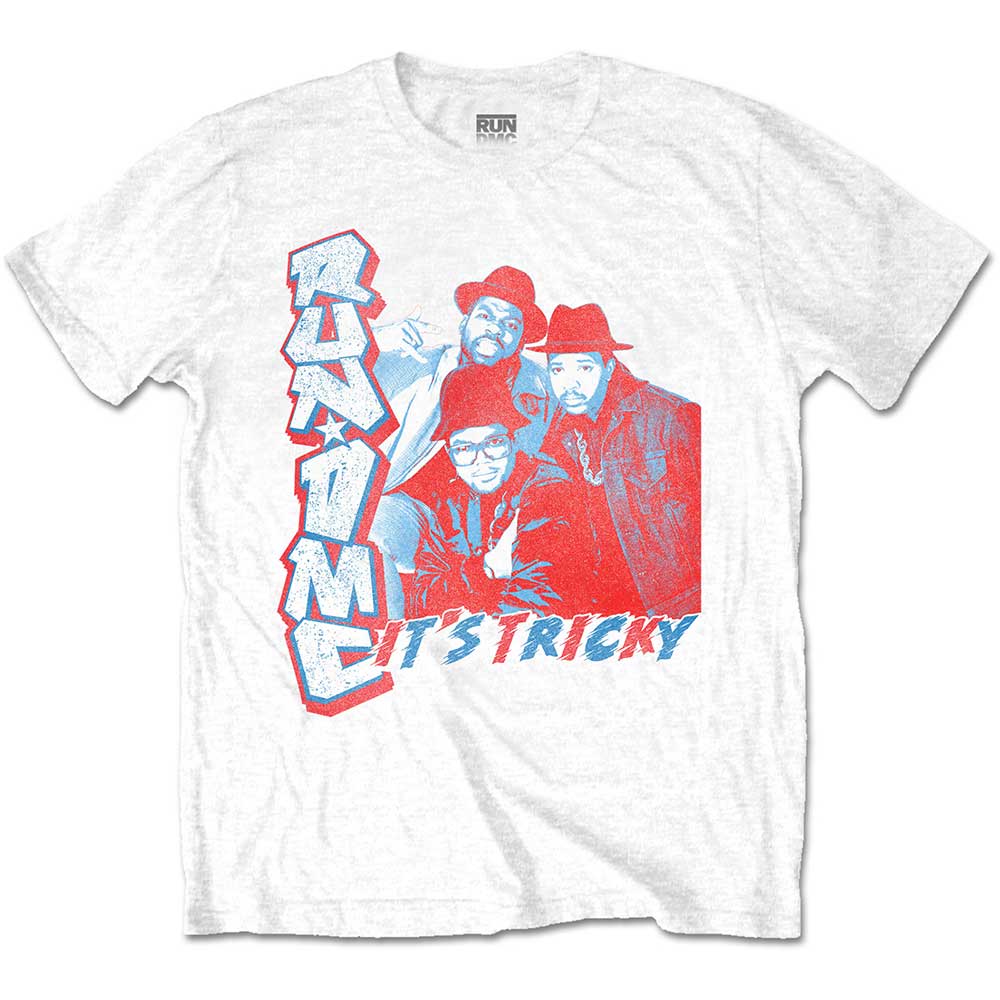 Tričko Run-DMC - It's Tricky, Unisex,Biela,XXL