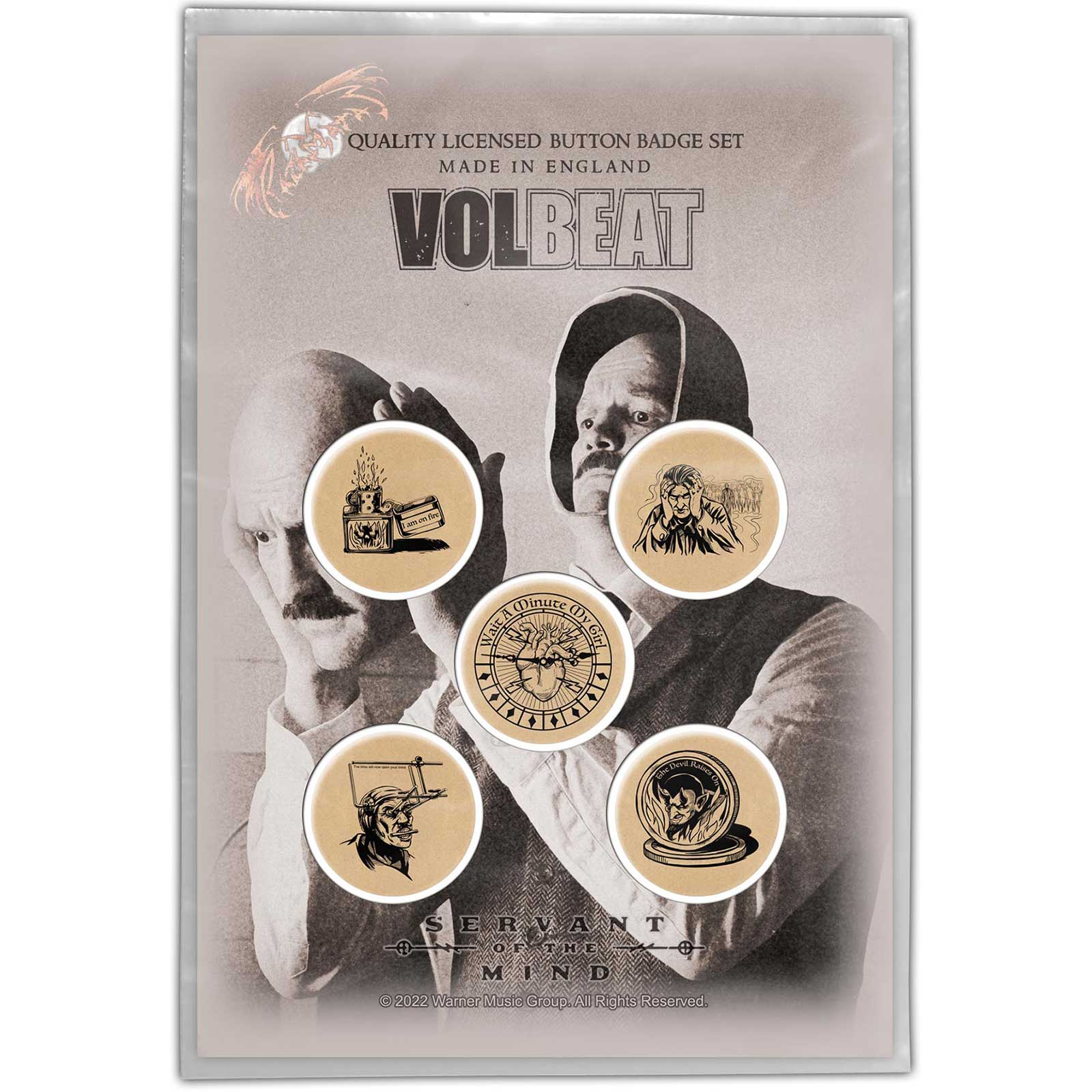 Odznak Volbeat - Servant Of The Mind