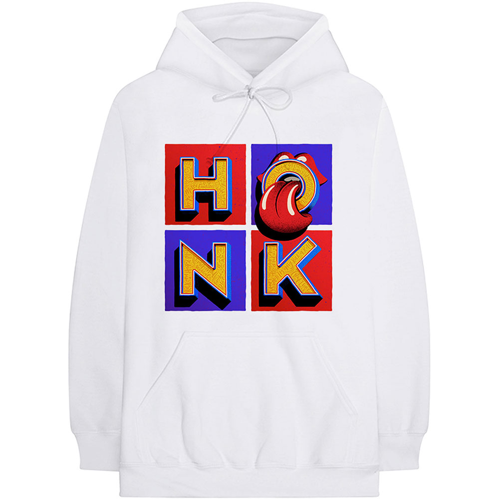 Mikina The Rolling Stones - Honk Album, Unisex,Biela,XXL