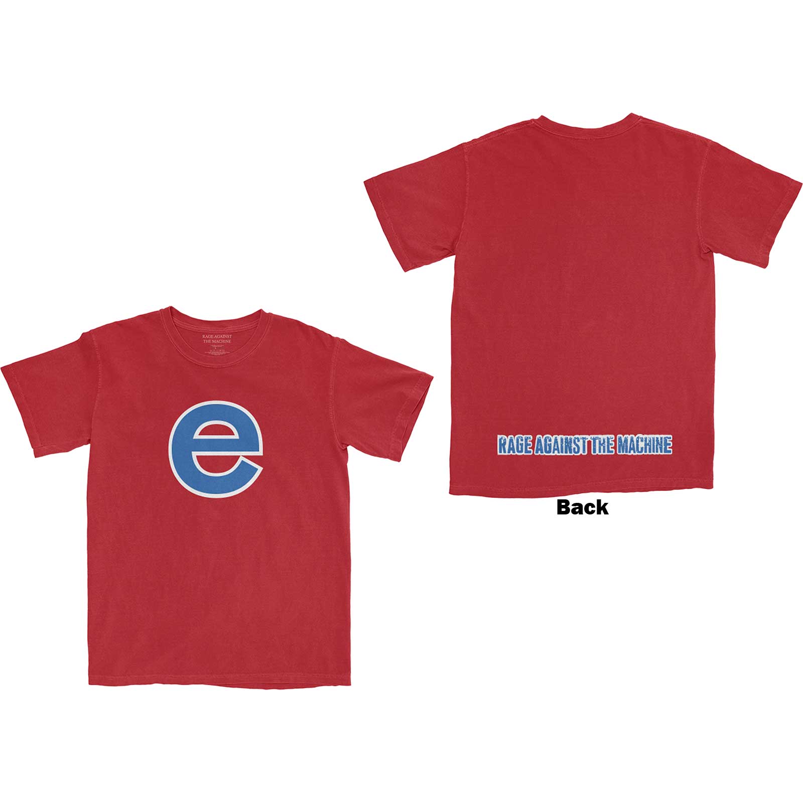 Tričko Rage Against the Machine - Big E, Unisex,Červená,XS