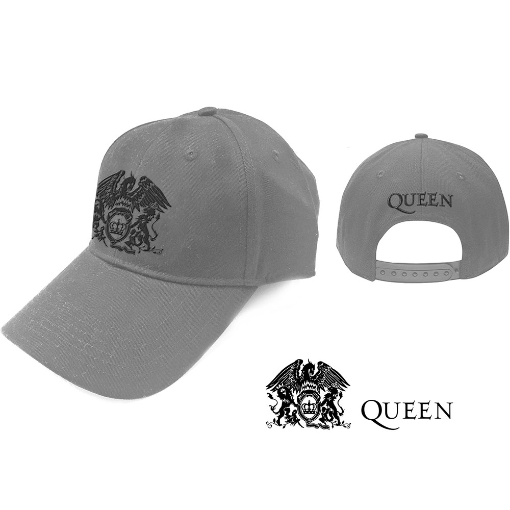 Šiltovka Queen - Black Classic Crest, Unisex,Šedá,Univerzálna