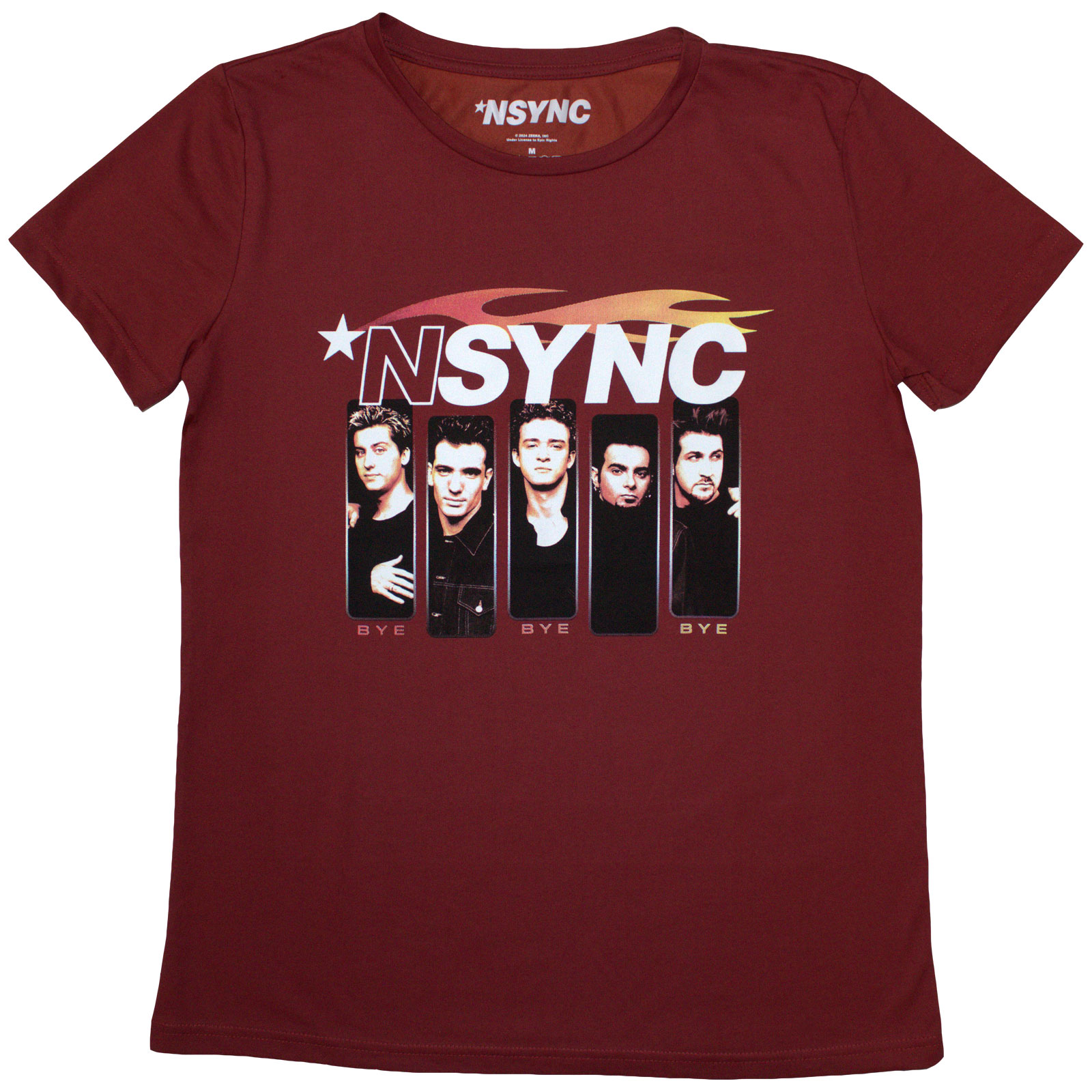 Tričko *NSYNC - Flame Logo, Žena,Červená,XXL