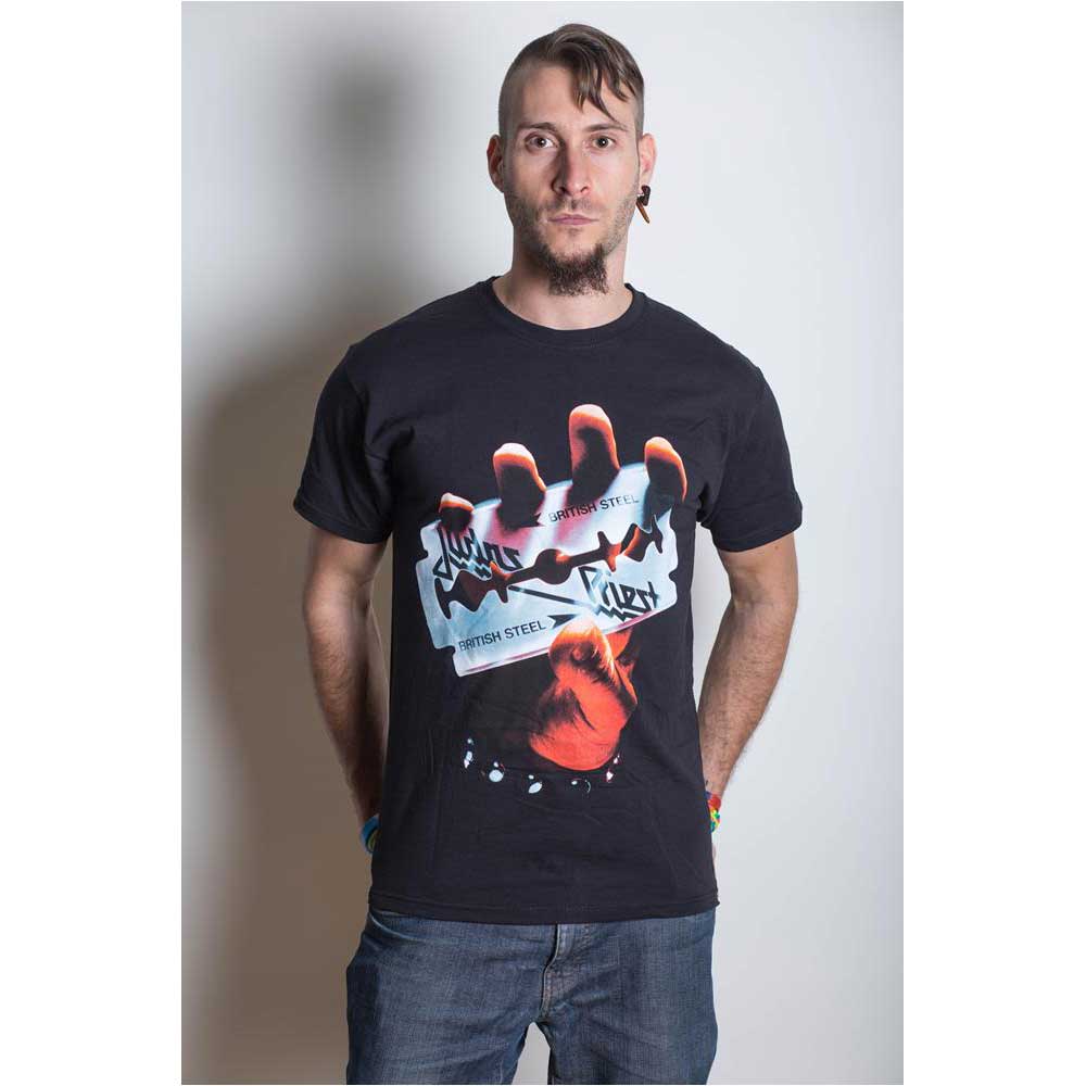 Tričko Judas Priest - British Steel, Unisex,Čierna,XXL
