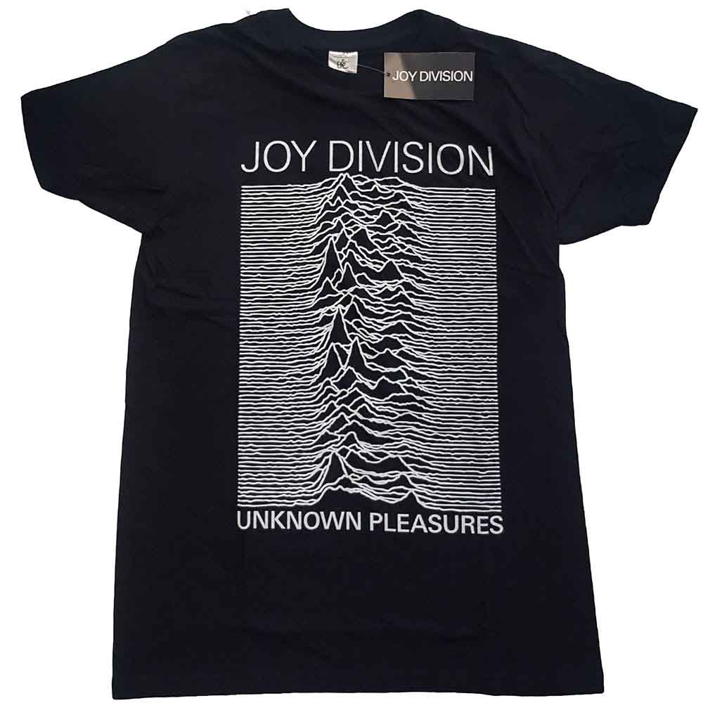 Tričko Joy Division - Unknown Pleasures White On Black, Unisex,Čierna,XXL