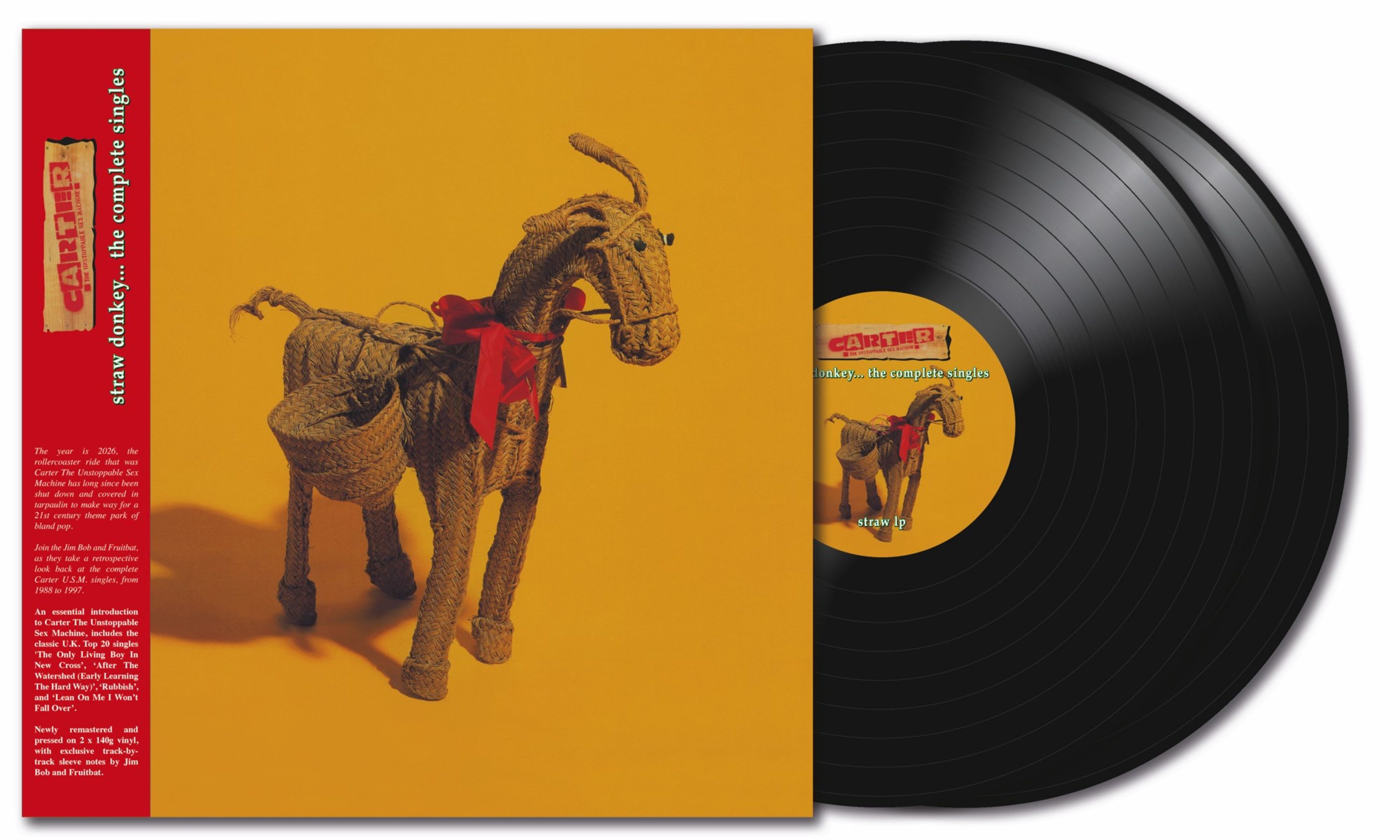 Vinyl Carter the Unstoppable Sex Machine - STRAW DONKEY... THE COMPLETE SINGLES