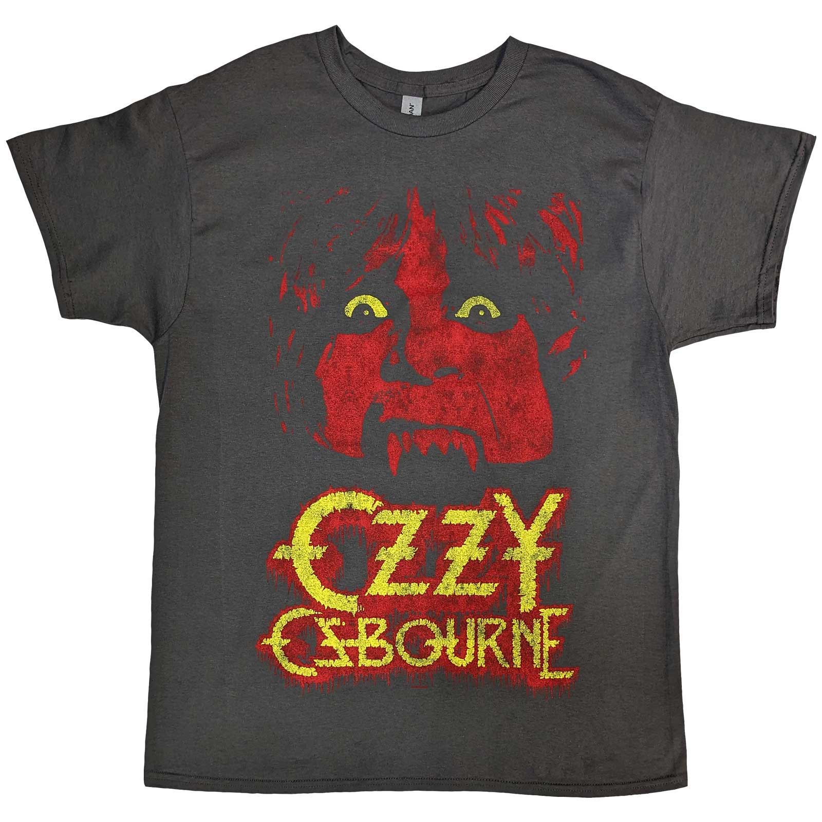 Tričko Ozzy Osbourne - Yellow Eyes Jumbo, Unisex,Šedá,S