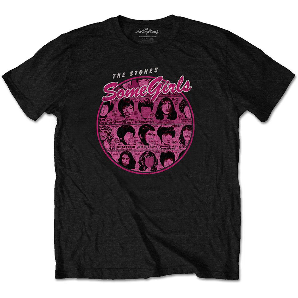 Tričko The Rolling Stones - Some Girls Circle Version 1, Unisex,Čierna,XXL