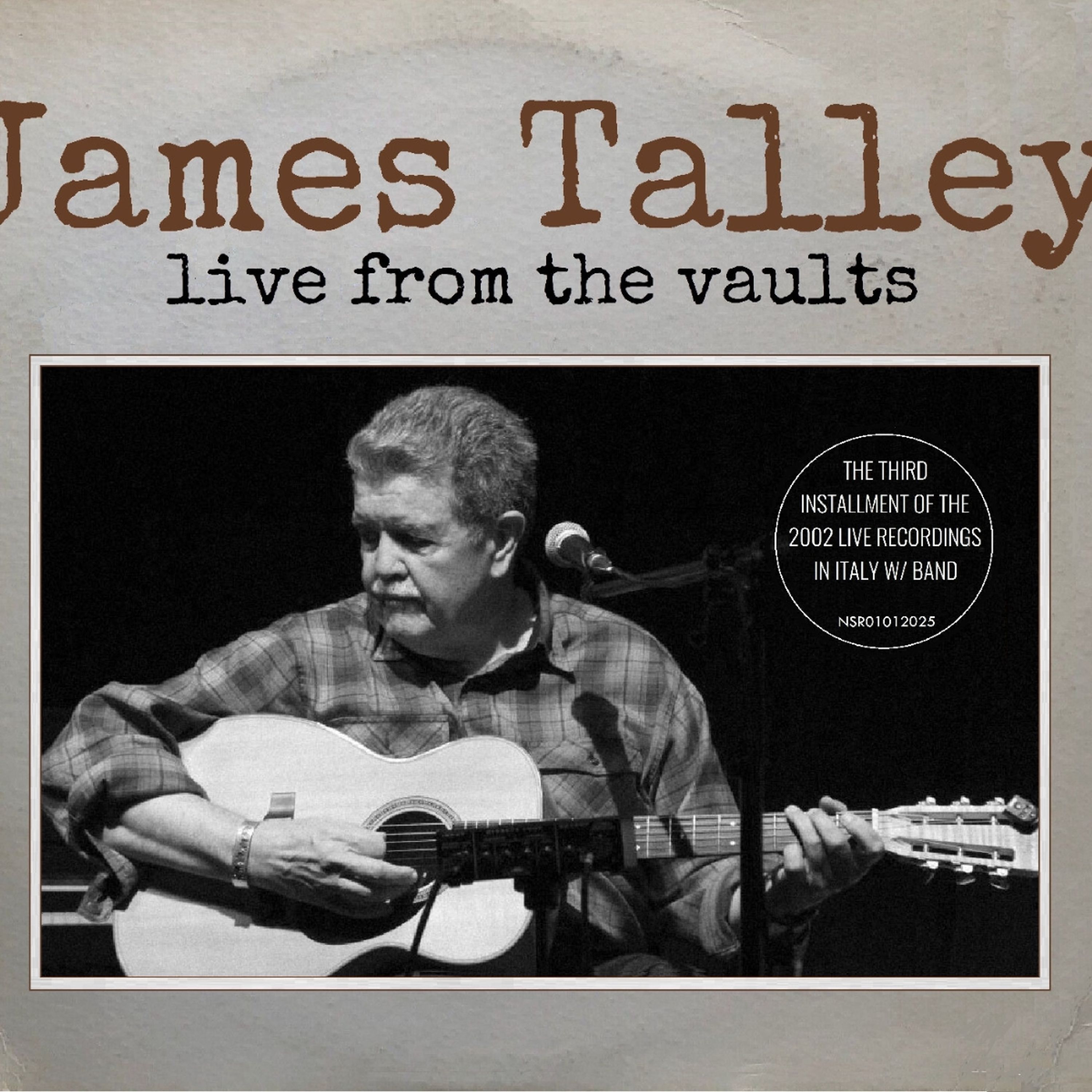 CD James Talley - LIVE FROM THE VAULTS
