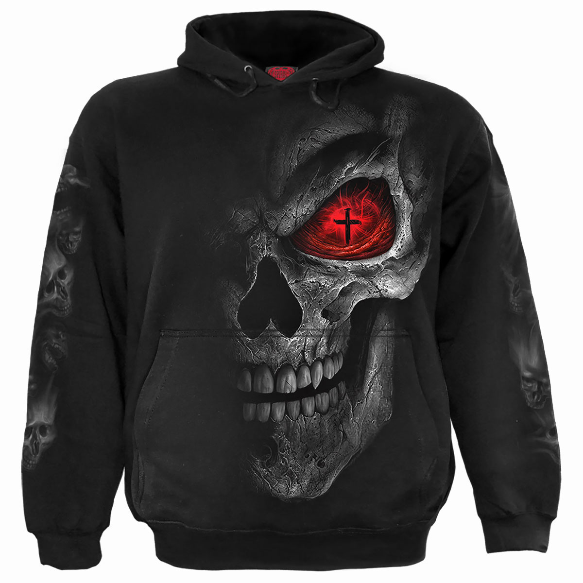 Mikina Spiral Stairs - Death Stare, Unisex,Čierna,S