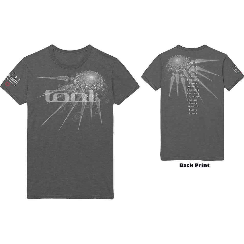 Tričko Tool - Spectre Spike, Unisex,Šedá,XXL