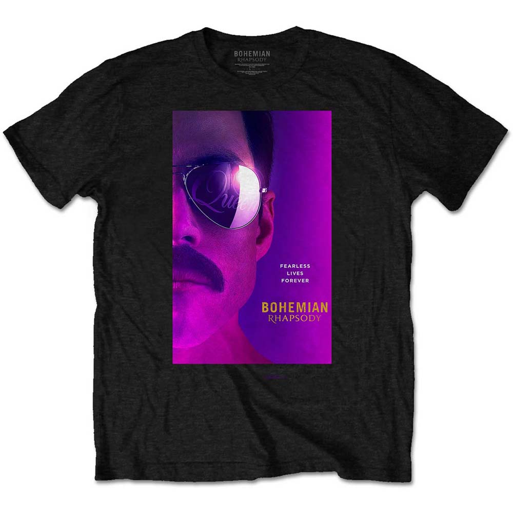 Tričko Queen - Freddie, Unisex,Čierna,XL