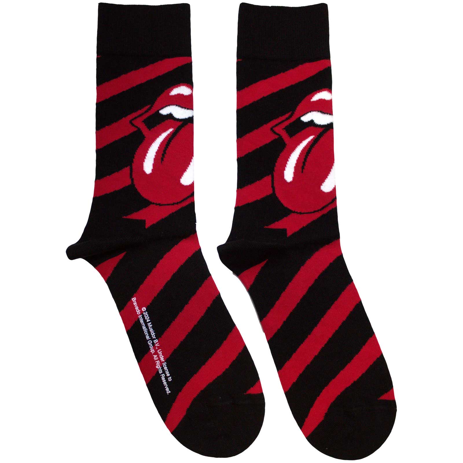 Ponožky The Rolling Stones - Stripes, Unisex,Čierna,UK 7 - 11