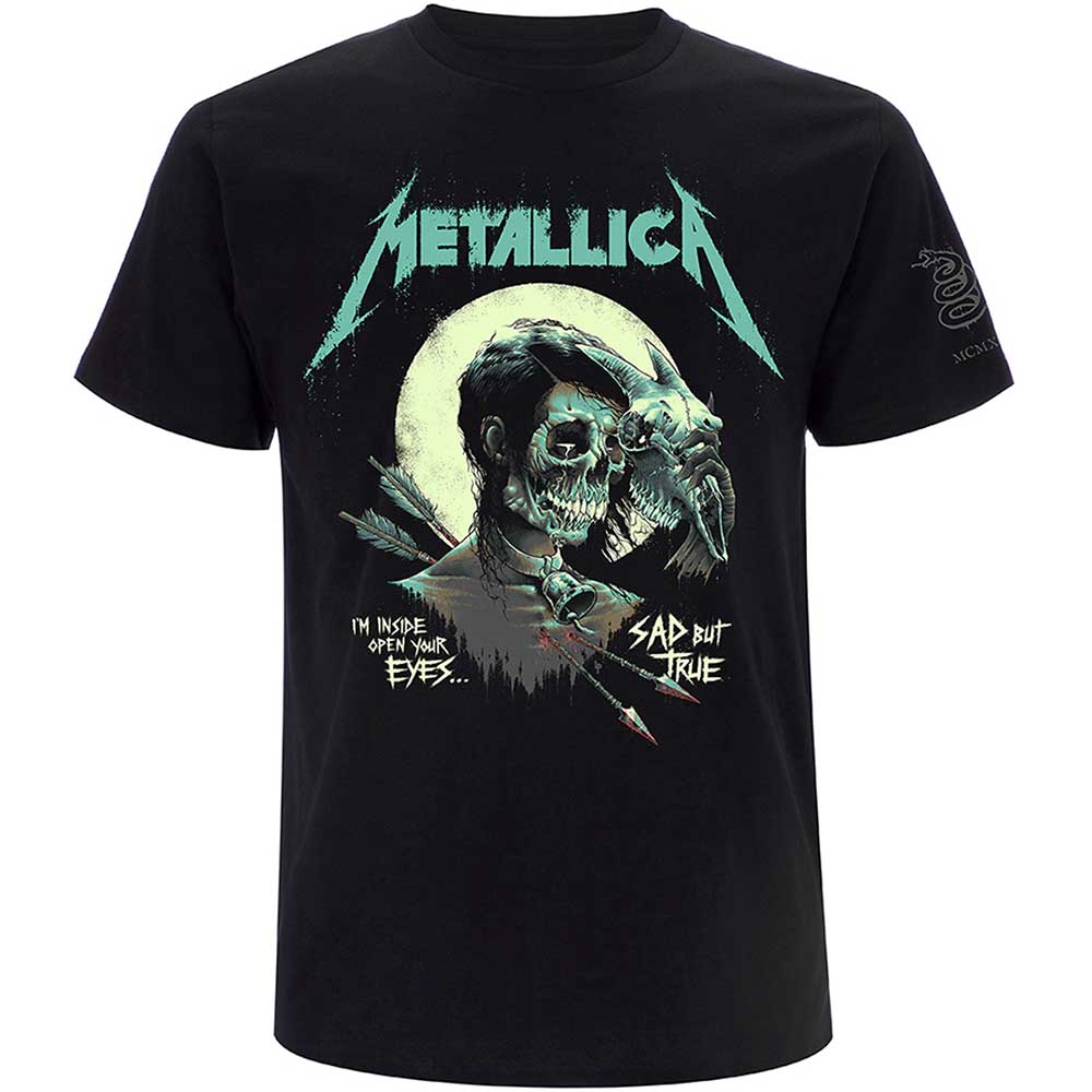 Tričko Metallica - Sad But True Poster, Unisex,Čierna,XXL