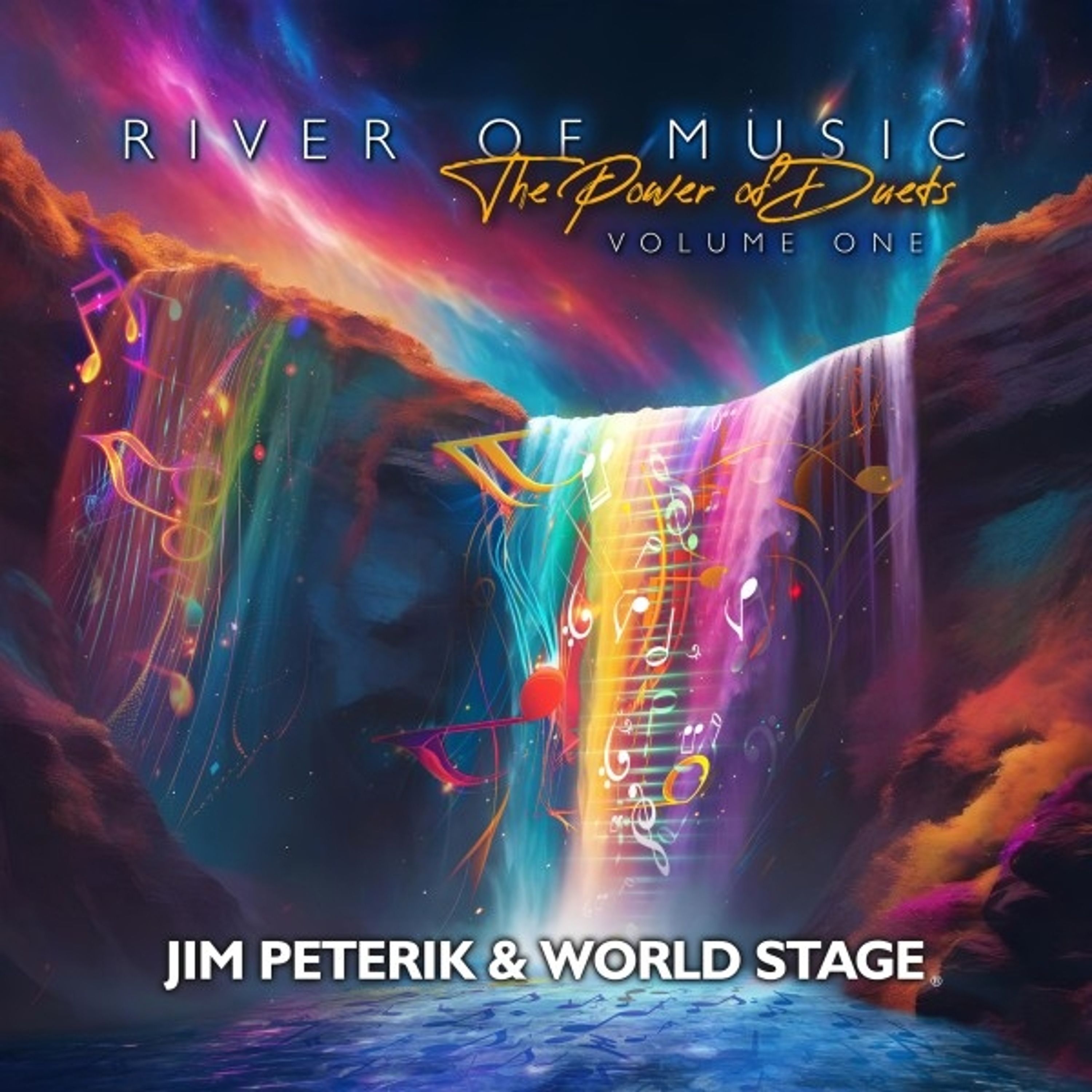 CD Jim Peterik & World Stage - RIVER OF THE MUSIC - THE POWER OF DUETS - VOL.1
