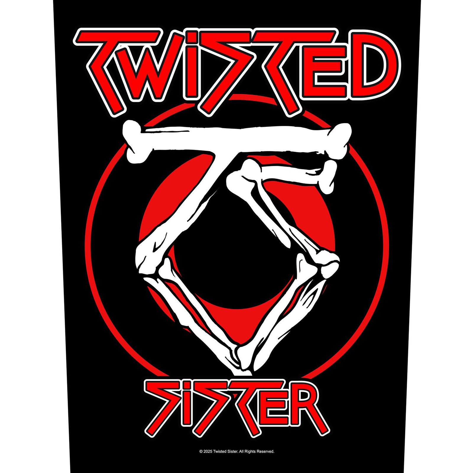 Nažehlovačka Twisted Sister - Circular Logo