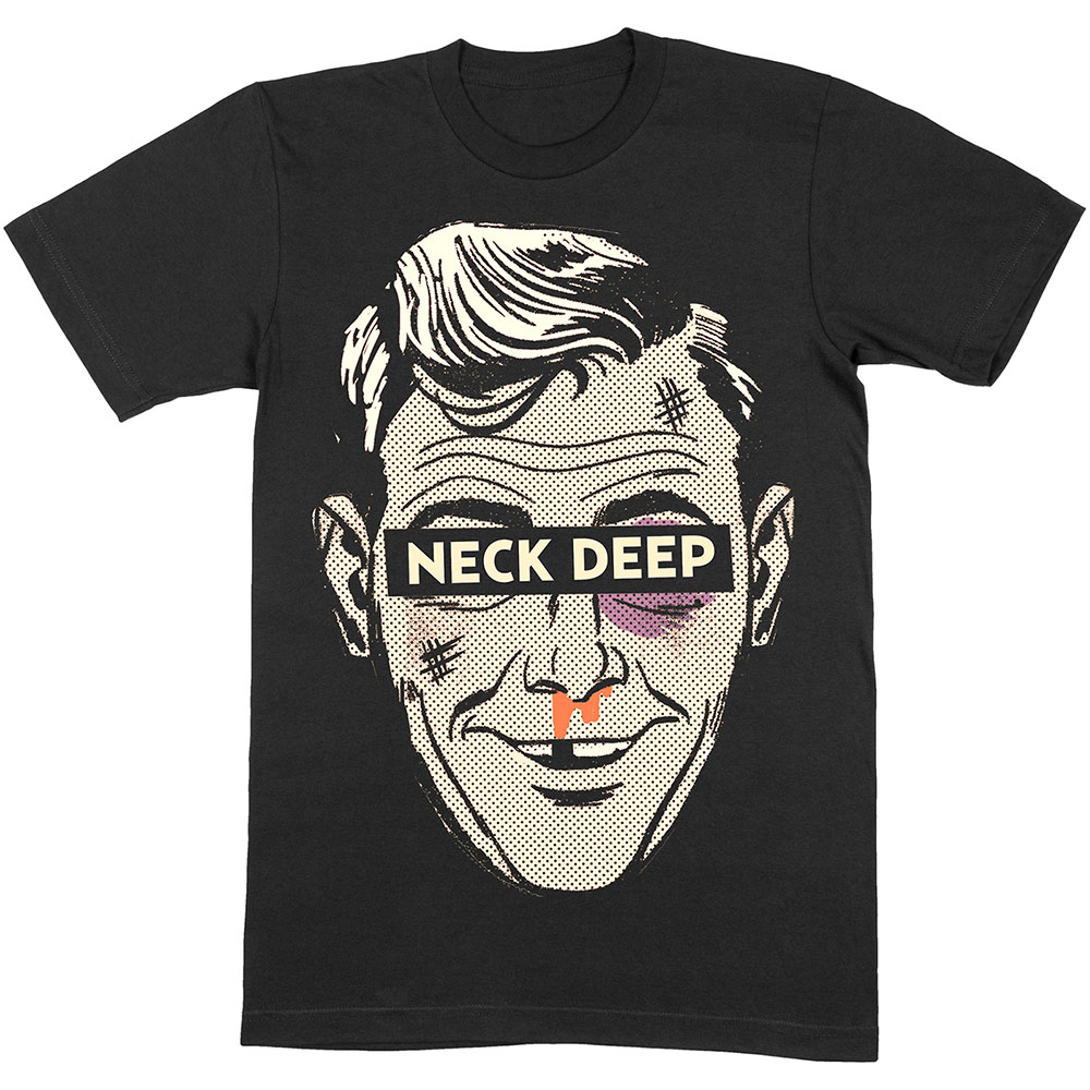 Tričko Neck Deep - Ned, Unisex,Čierna,XXL