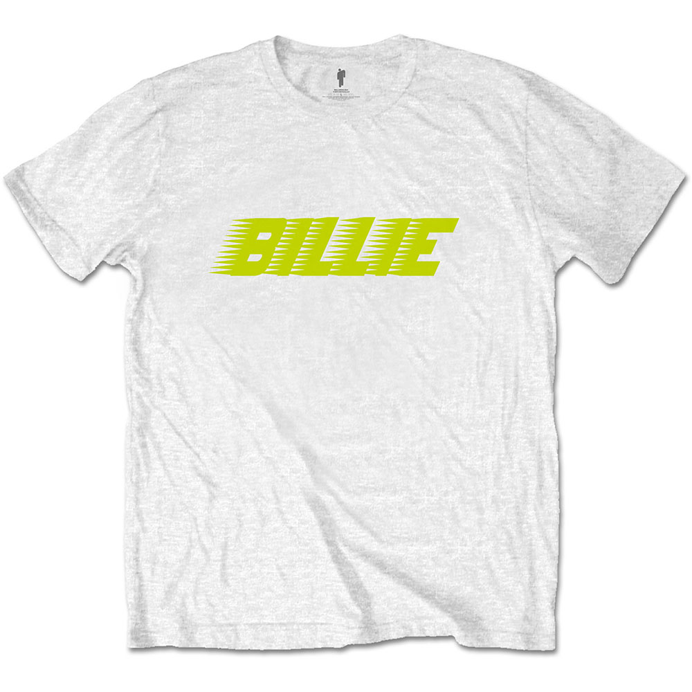 Tričko Billie Eilish - Racer Logo, Unisex,Biela,XXL