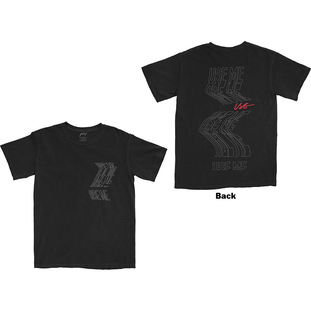 Tričko Pvris - Use Me, Unisex,Čierna,XXL