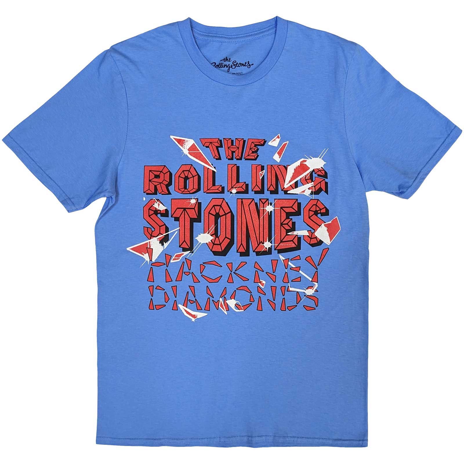 Tričko The Rolling Stones - Hackney Diamonds Shatter, Unisex,Modrá,XXL