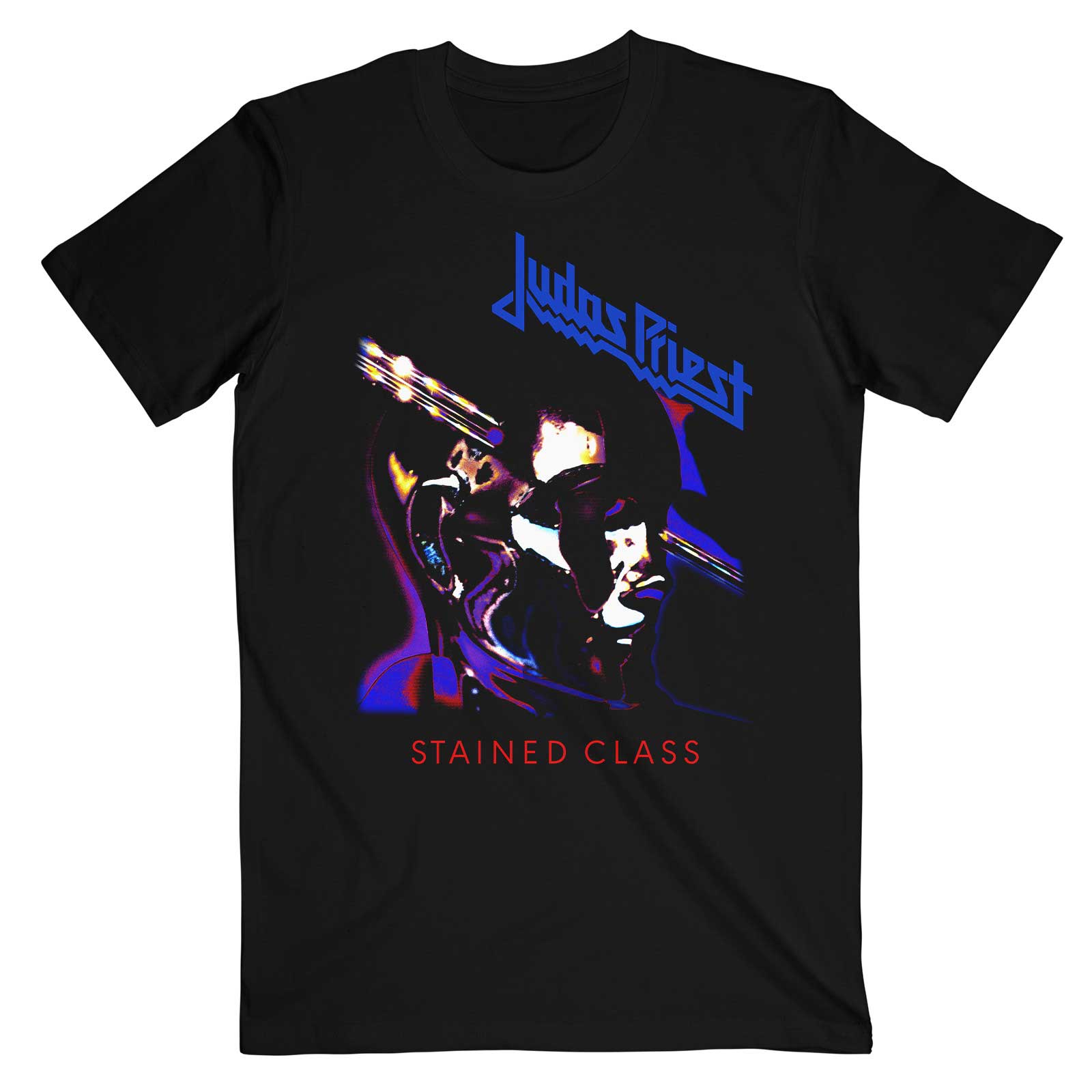 Tričko Judas Priest - Stained Class Purple Mixer, Unisex,Čierna,XXL