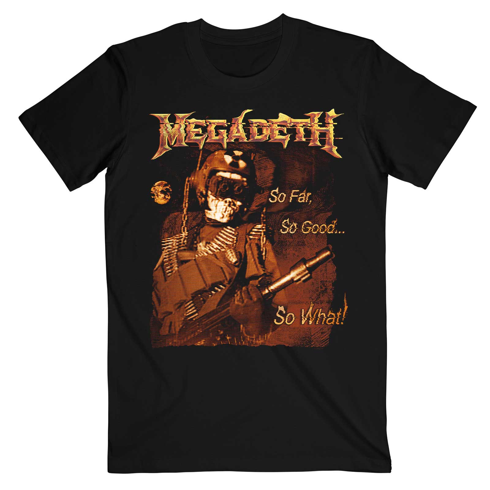 Tričko Megadeth - SFSGSW Tonal Glitch, Unisex,Čierna,XXL