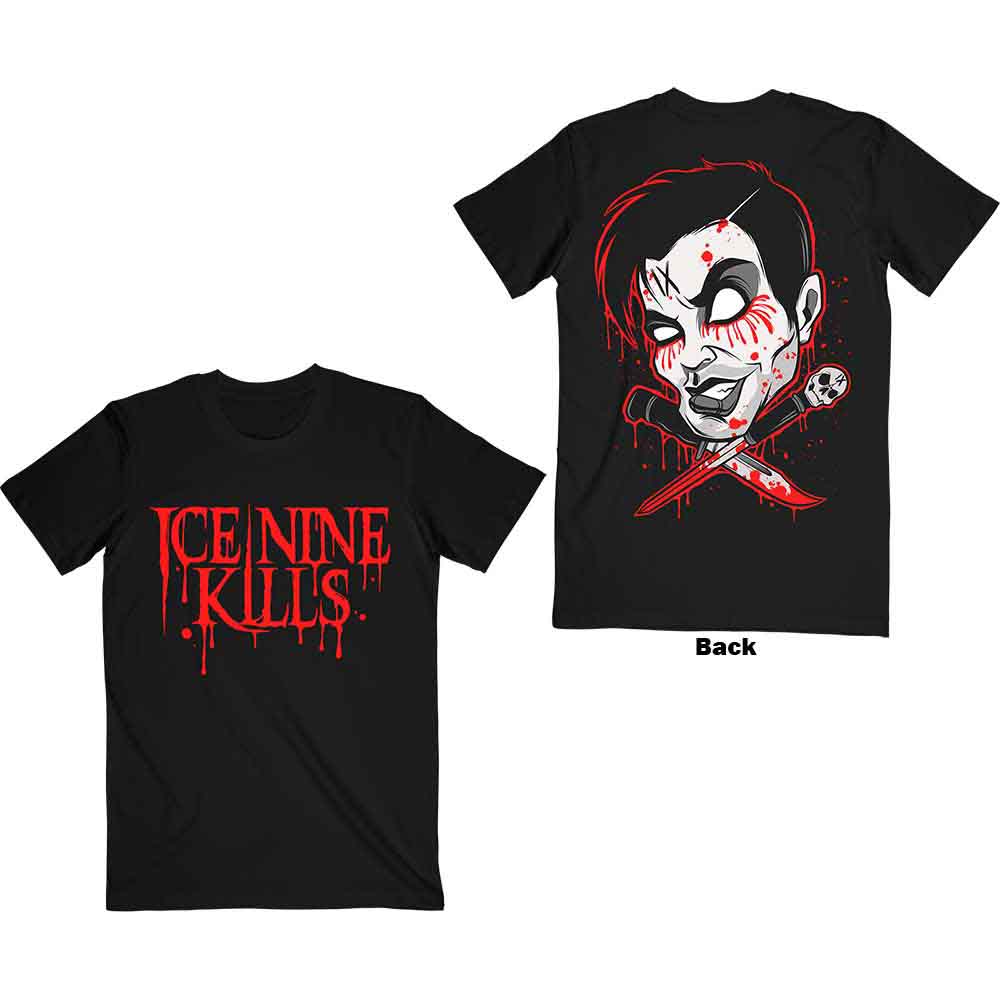 Tričko Ice Nine Kills - Cross Swords, Unisex,Čierna,XL