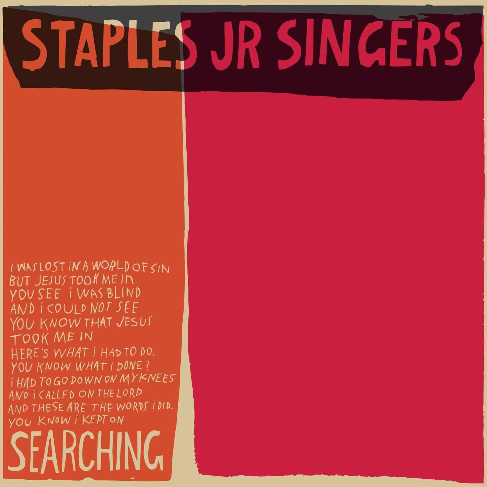 Vinyl Staples Jr. Singers - SEARCHING